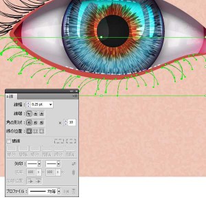 Illustratorでリアルな目 瞳を描くチュートリアル 後編