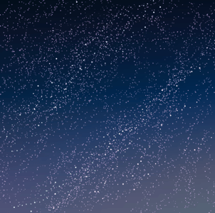 Illustrator 美しい星空 夜空 天の川の描き方